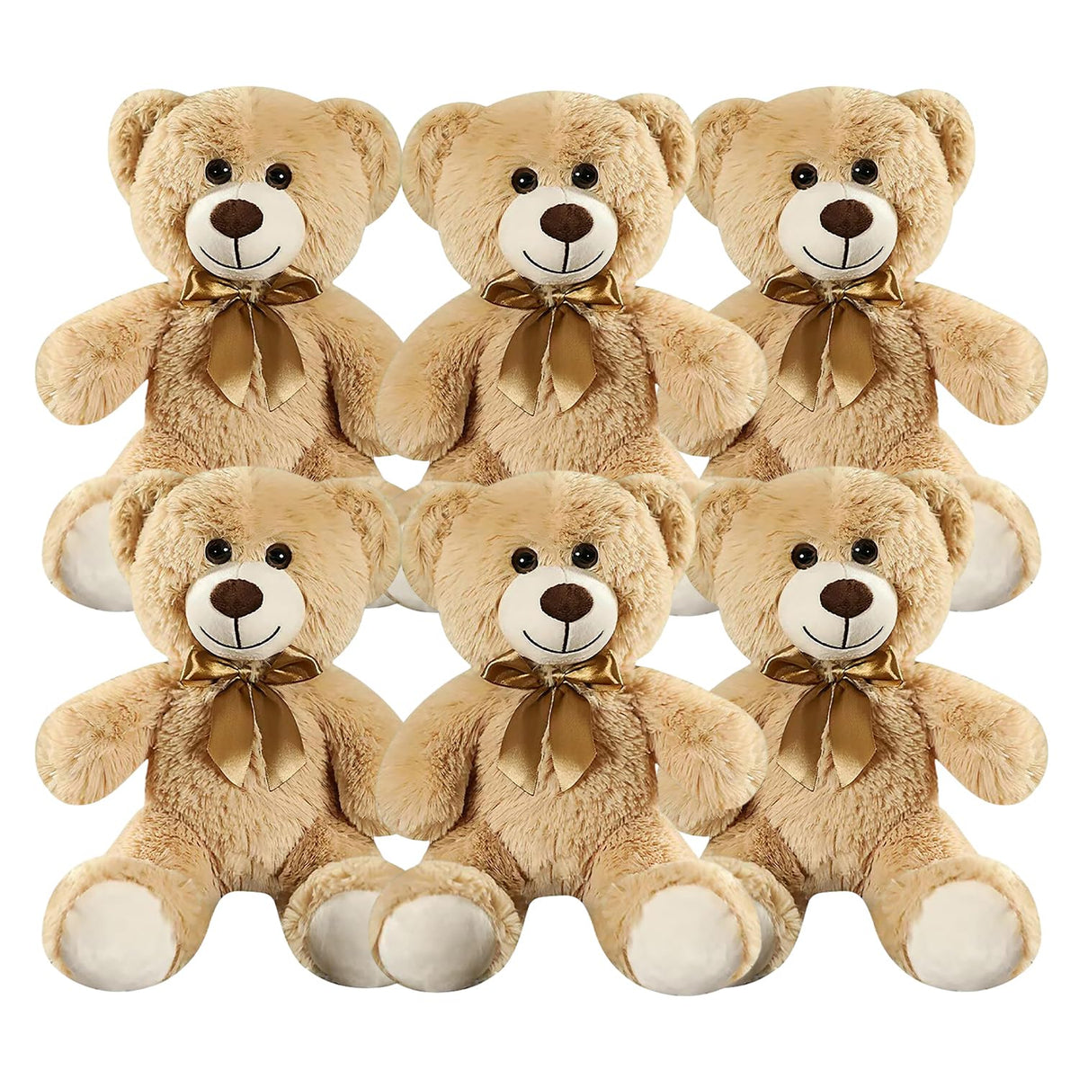 VYUSIT 6-pcs teddy bear centerpiece bulk for elegant baby shower decor