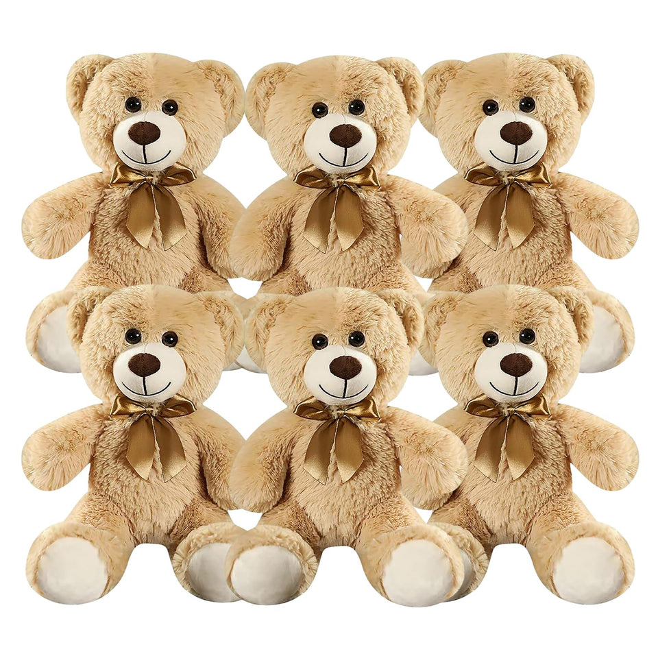 VYUSIT 6-pcs teddy bear centerpiece bulk for elegant baby shower decor