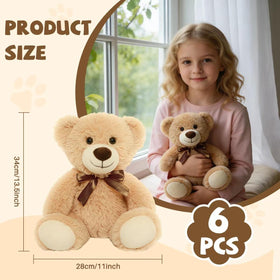 VYUSIT teddy bear plush 13-7-inch bulk adds cuddly charm to parties