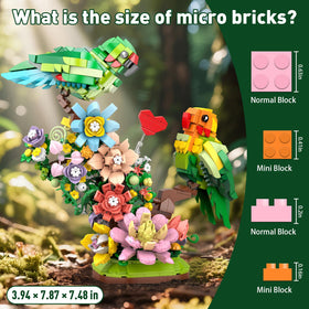 Vziimo 1050-pcs Building Kit offers a rewarding puzzle-building experience.