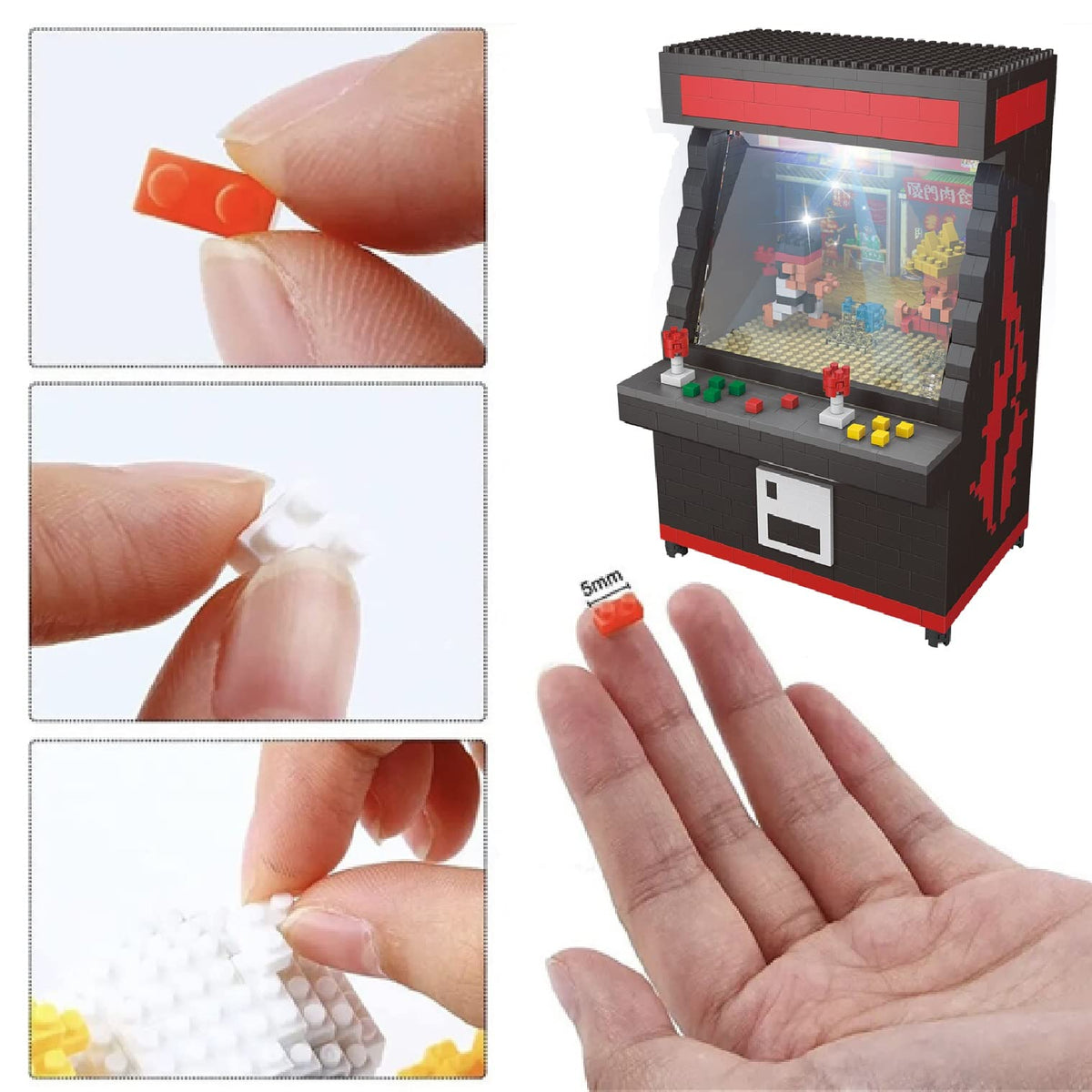 Vziimo desktop display model ready to sit on a shelf or desk