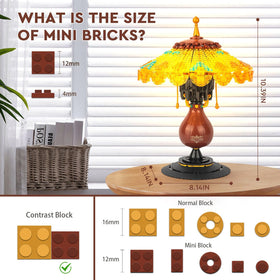 Vziimo Ideas Table Lamp top assembly highlights finishing touches for a cohesive retro glow