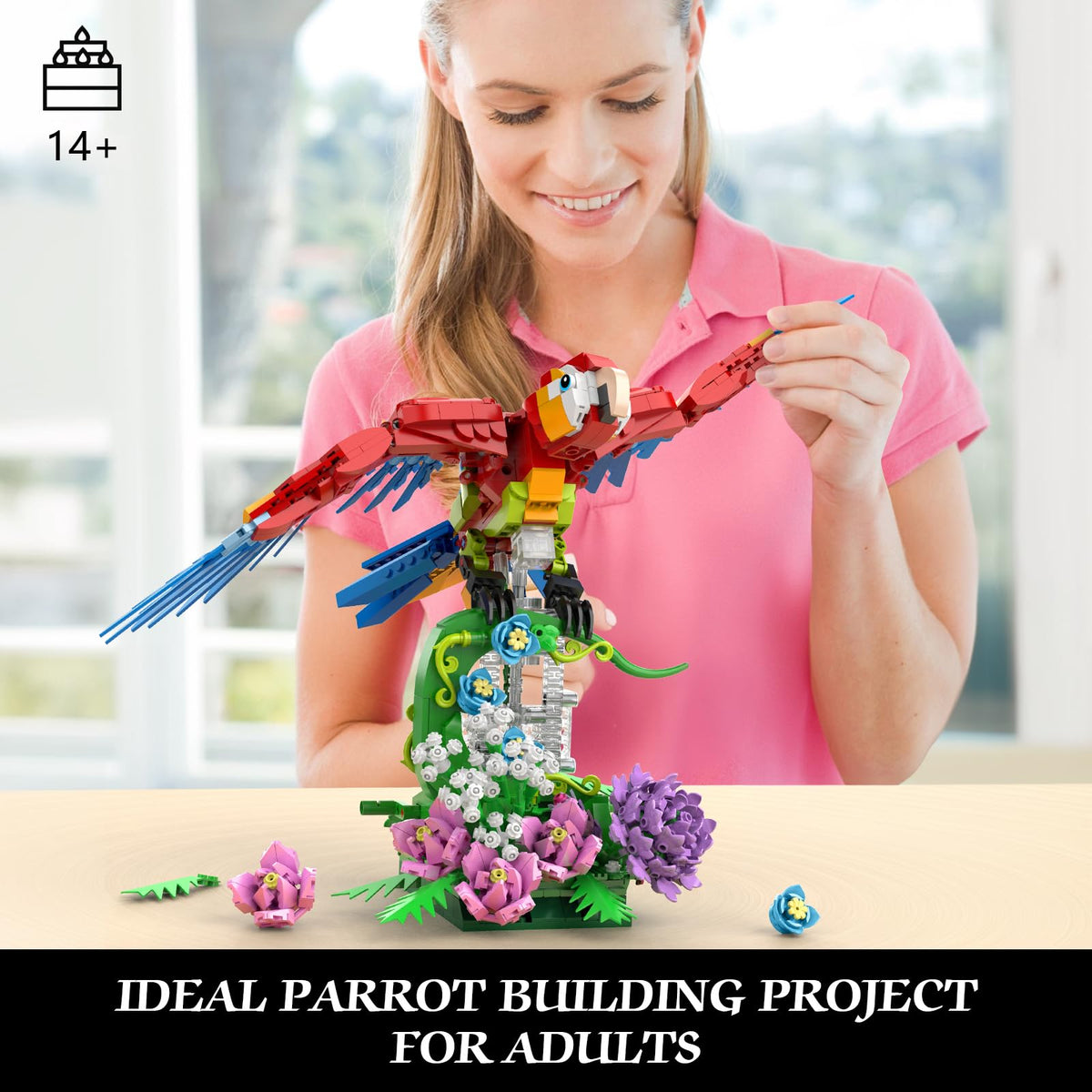Vziimo Parrot Collection Display Item — an elegant interior accent