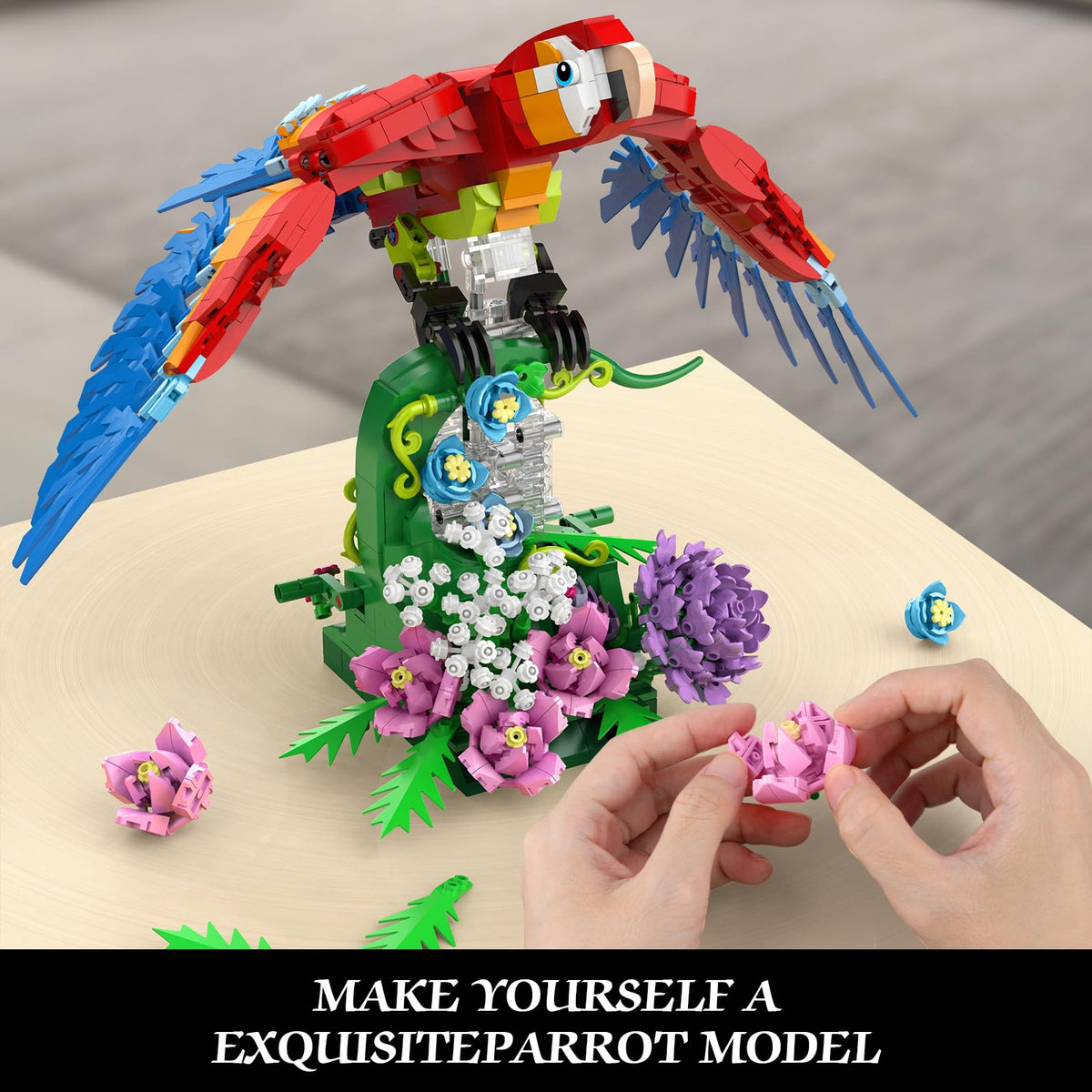 Vziimo Parrot Dimensions 18.12in Long — creates an impressive centerpiece