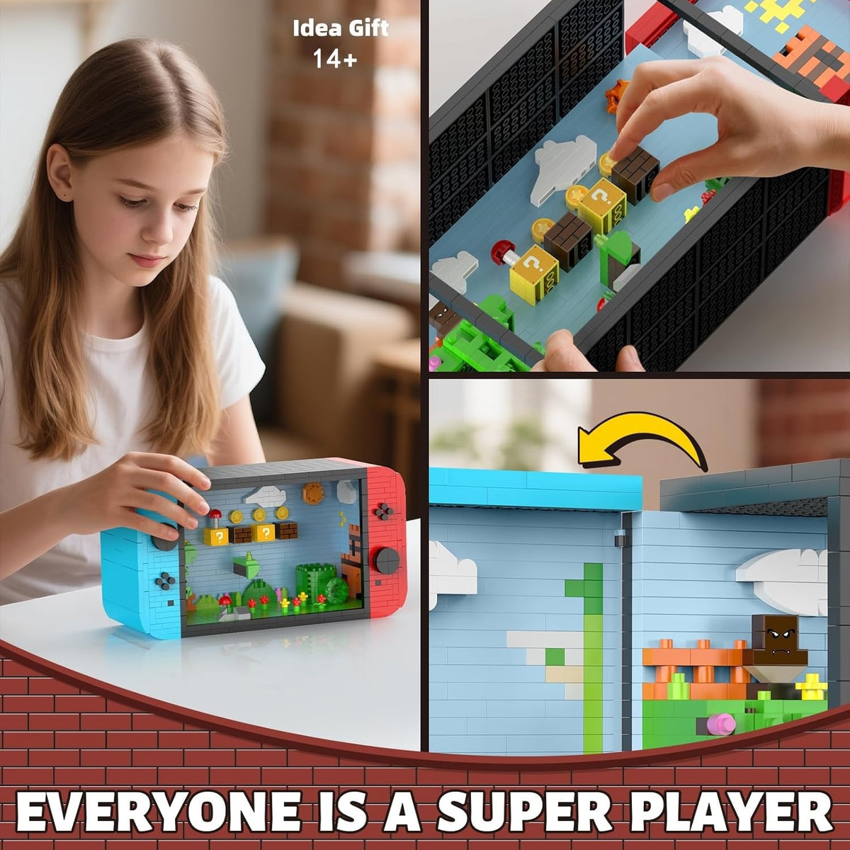 Vziimo Super Player open and closed layout demonstrates layout flexibility.