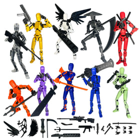 VZNYBL Titan13 assembly completed figure with movable joints for dynamic poses.