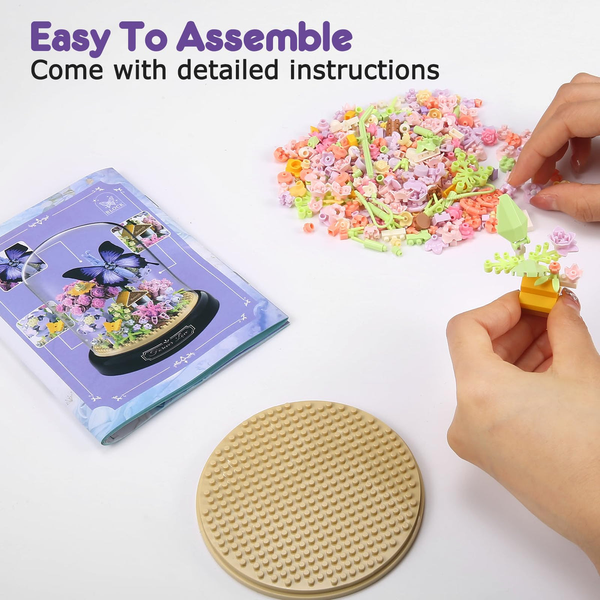 VZZNN Butterfly Bouquet LED assembly adds vibrant color to cozy home decor