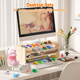 VZZNN desk-decor mini animals add color and texture to workspaces.