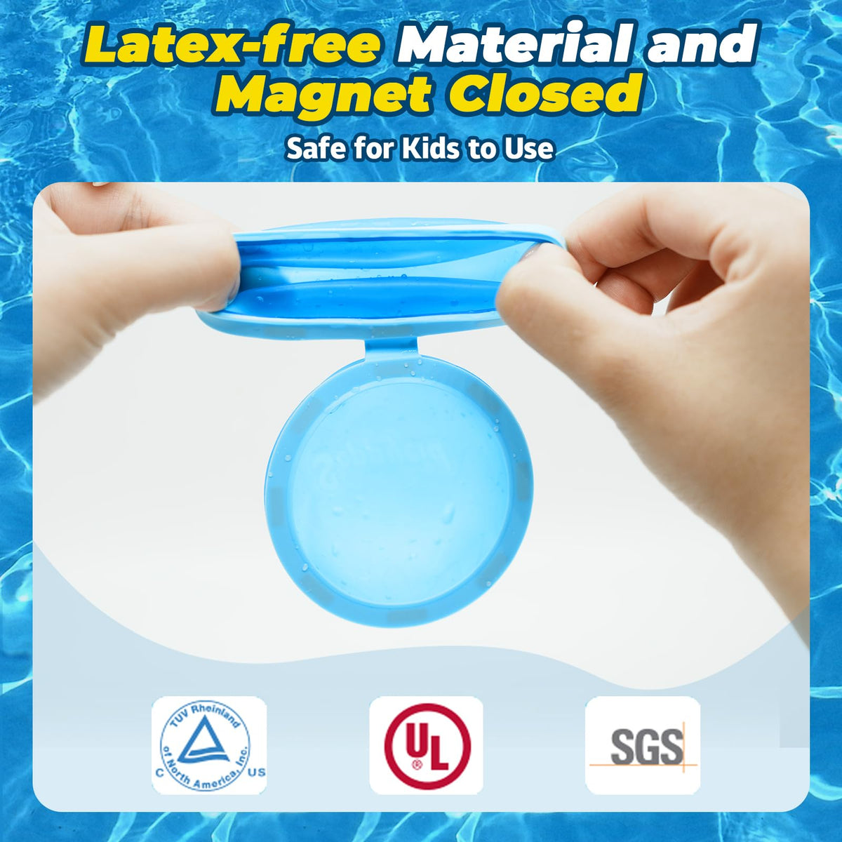 WABALLO soft silicone water bombs are gentle on kids' hands