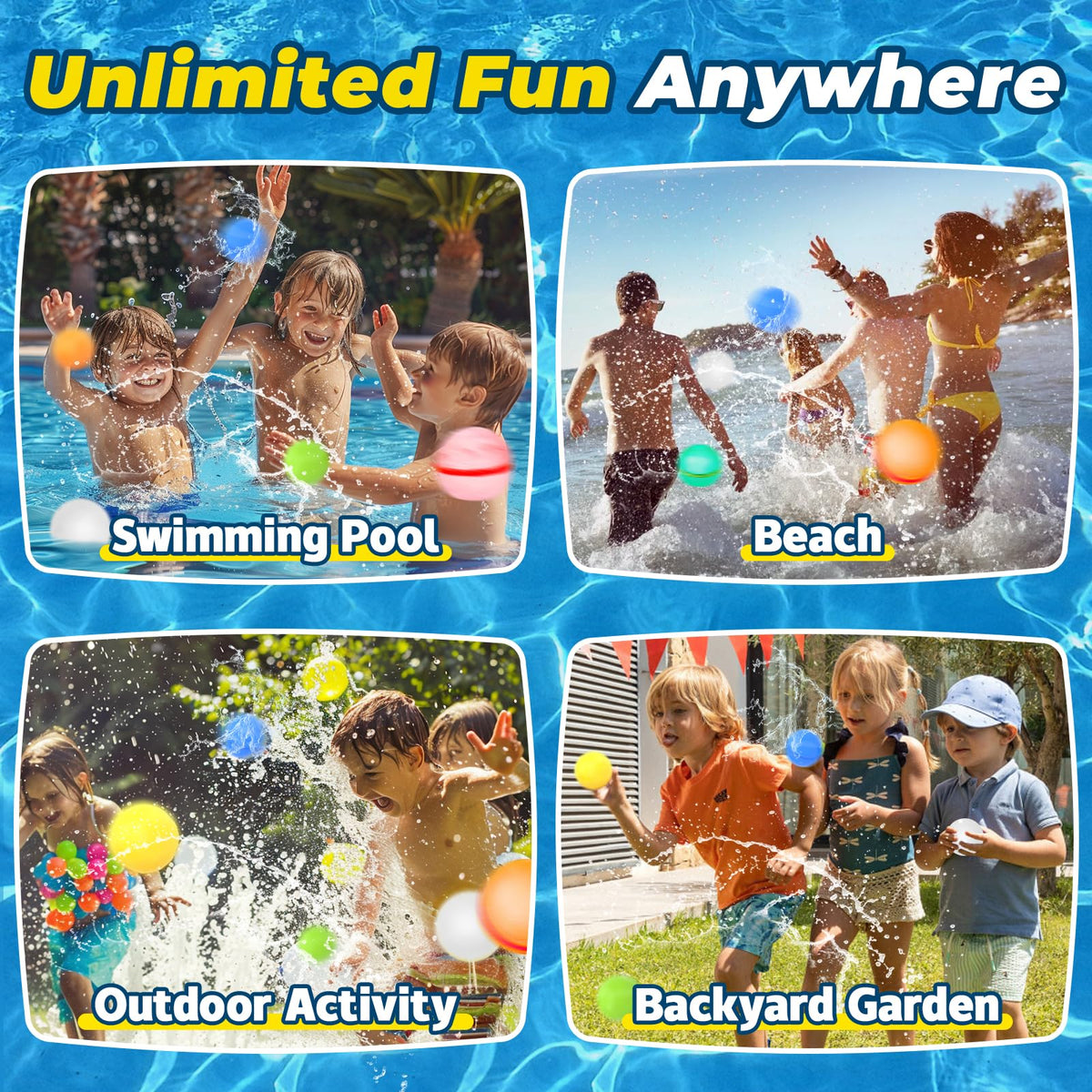 WABALLO outdoor play kit for summer pool and beach fun