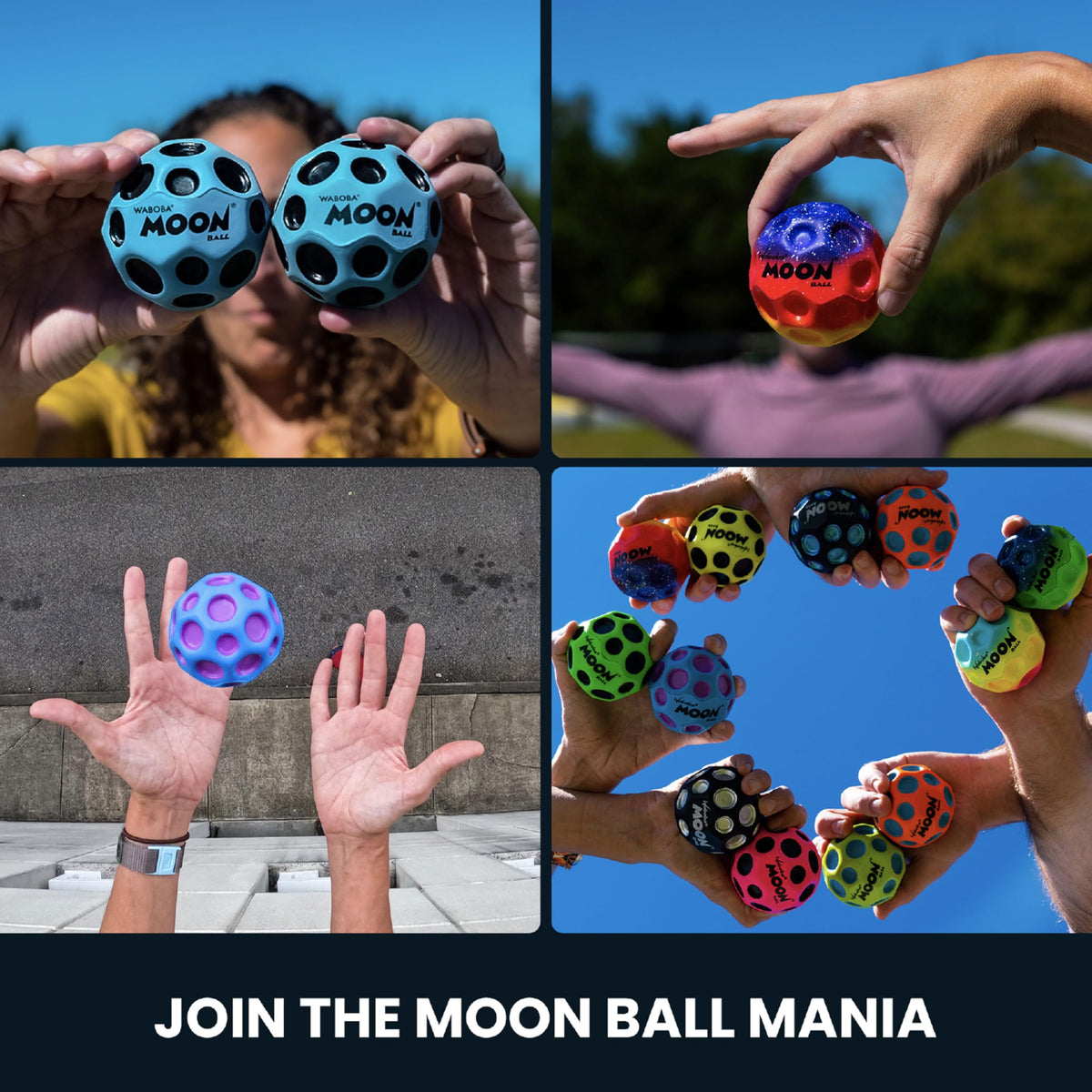 Waboba Moon Ball 2-Pack perfect gift for kids, teens, and games.