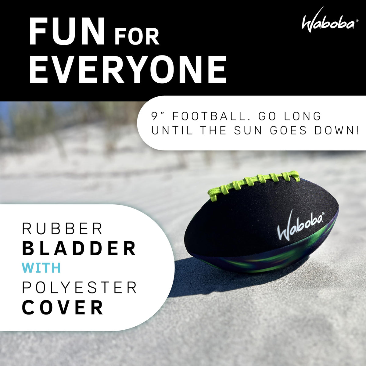 Waboba Sport Beach Pack paddle set ideal for quick-paced beach games.