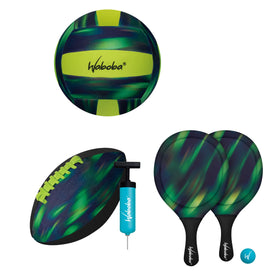 Waboba Sport Beach Pack water football ready for energetic beach play.