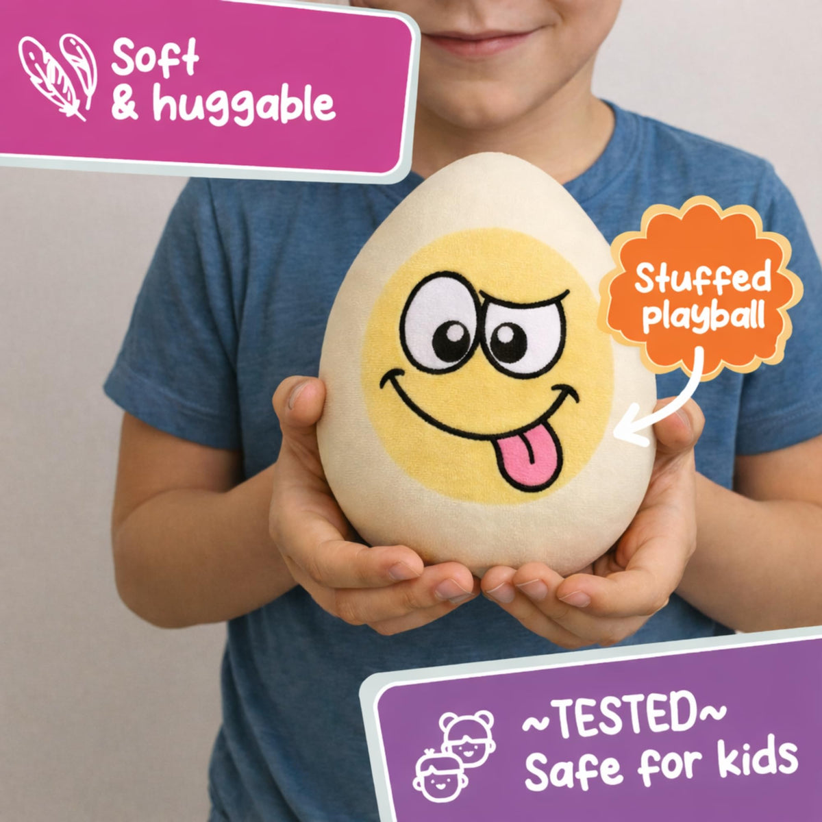 Wackiez Wacky Egg challenges spark laughter and coordination in play.