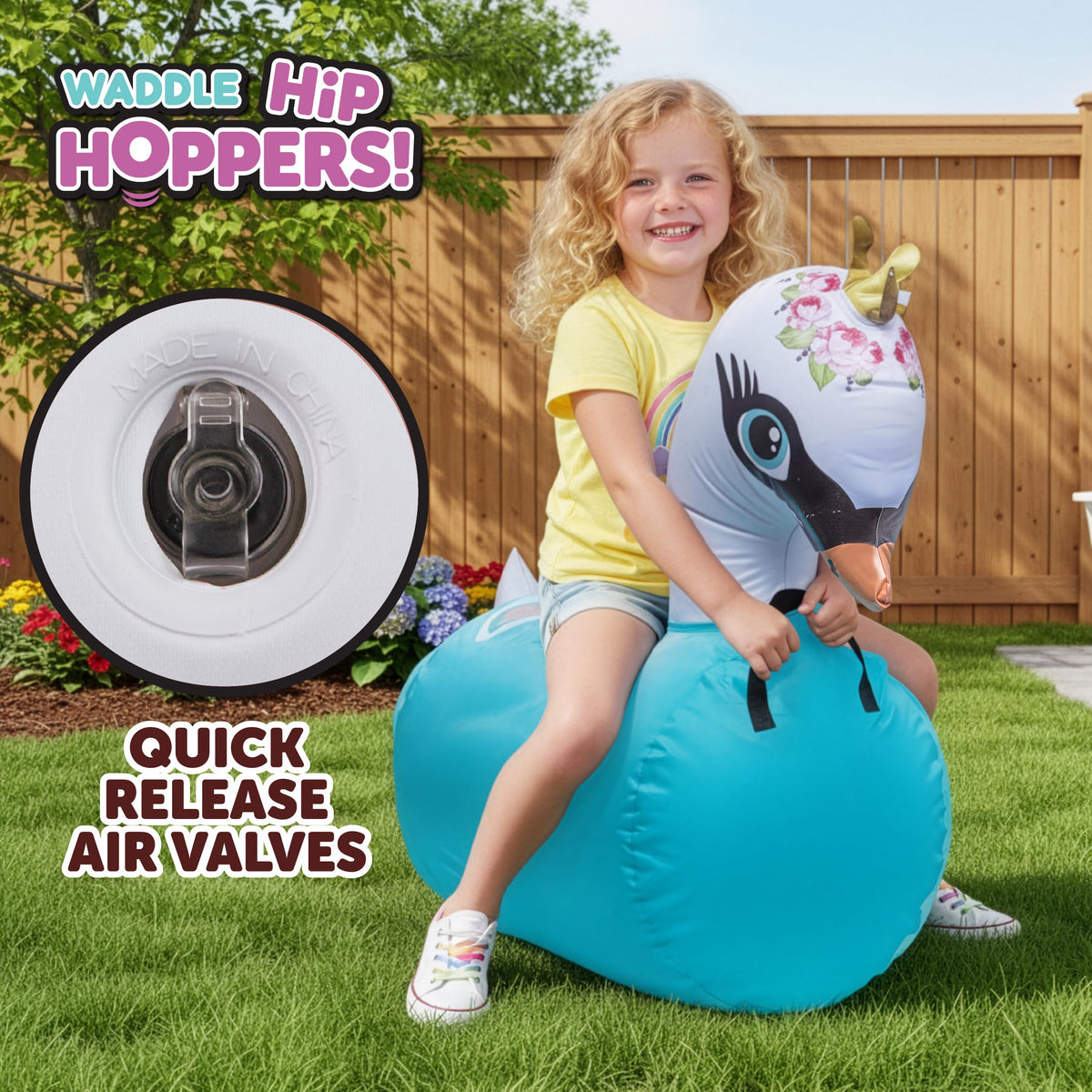 WADDLE heavy-duty materials designed for durable, kid-safe use.