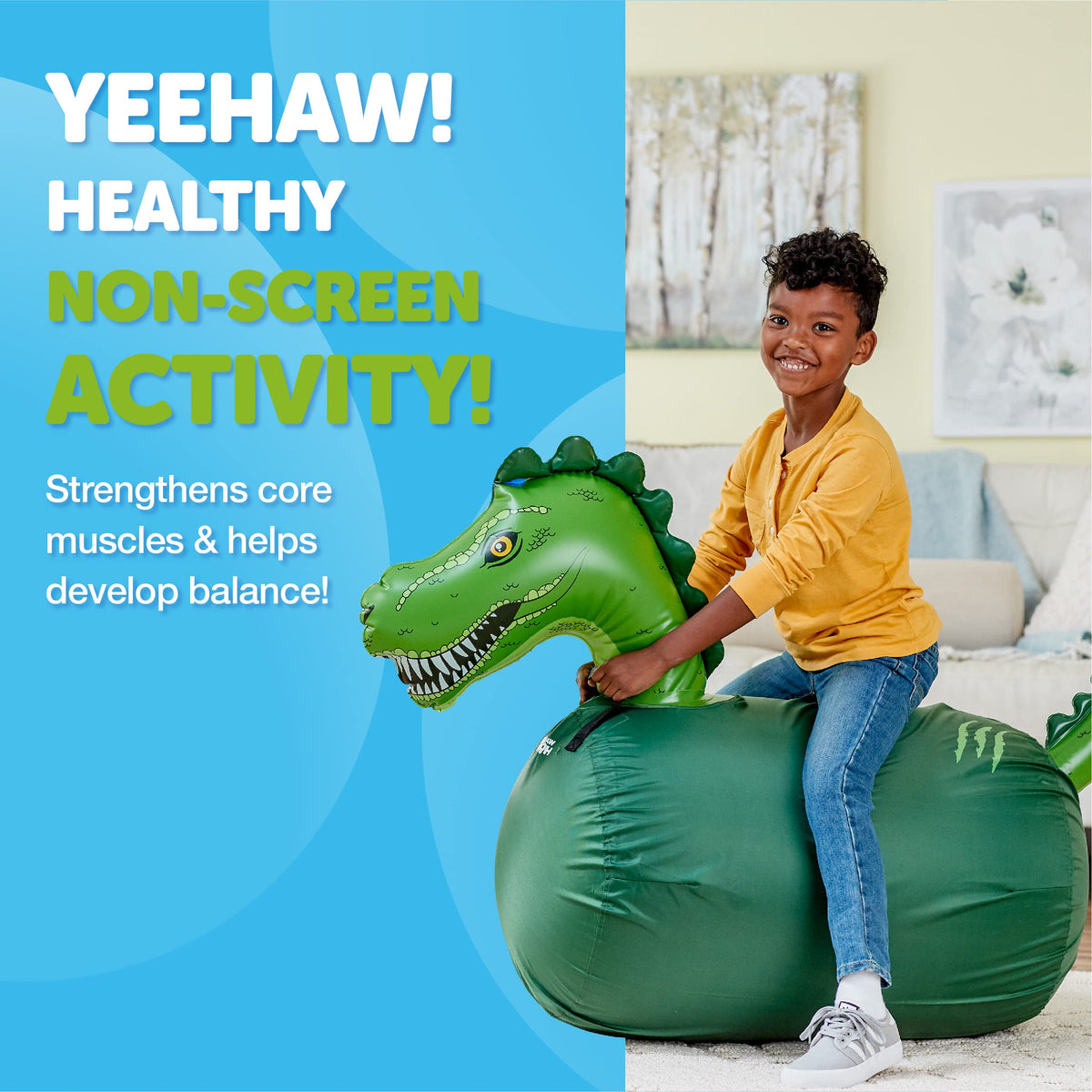 WADDLE Trex durable soft materials ensure long-lasting comfort during jumps.