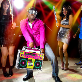 Waenerec 90s hip hop party decor for retro flair