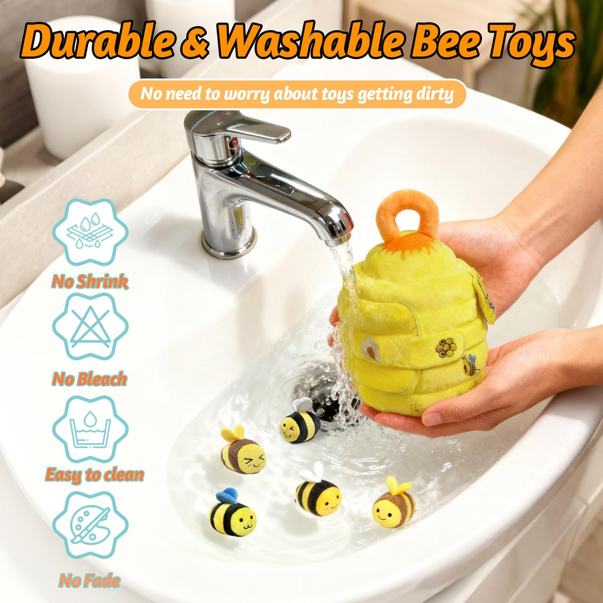 wahaczon safe materials and machine washable fabric for easy cleaning