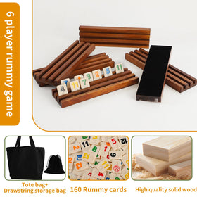 Wahartoly storage bag keeps tiles organized for travel and on-the-go play.