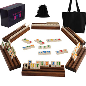 Wahartoly Rummy Cube tiles with bright six-color design for easy color matching.