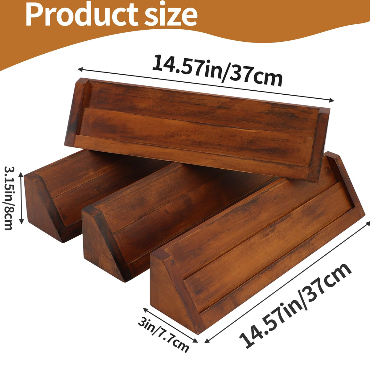 Wahartoly side baffles protect tiles and preserve privacy.