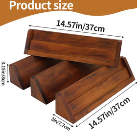 Wahartoly side baffles protect tiles and preserve privacy.