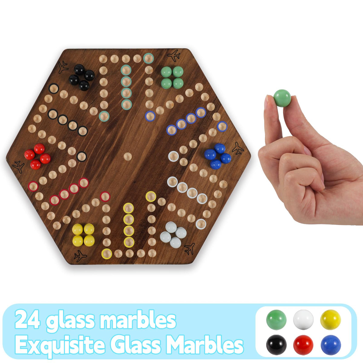 Wahartoly game storage bags keep marbles and dice organized