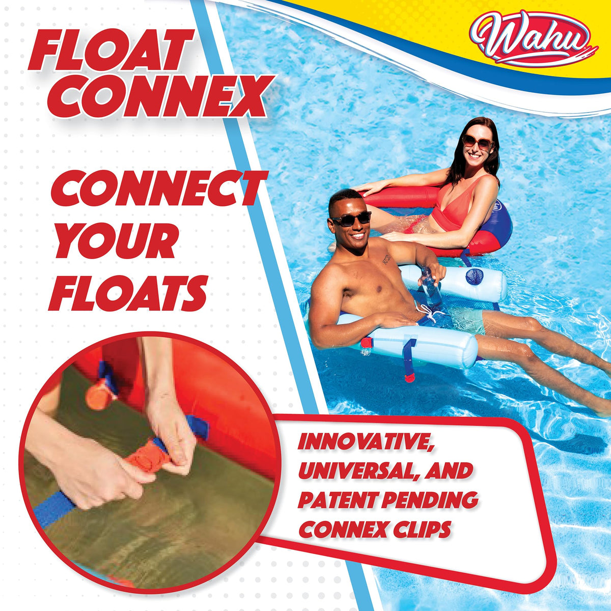 Built-in cupholder keeps beverages within reach during pool time.
