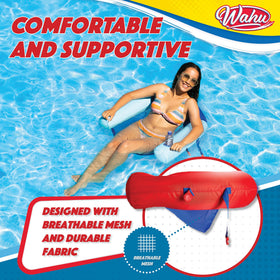 Inflate/deflate valve on the float for quick setup.