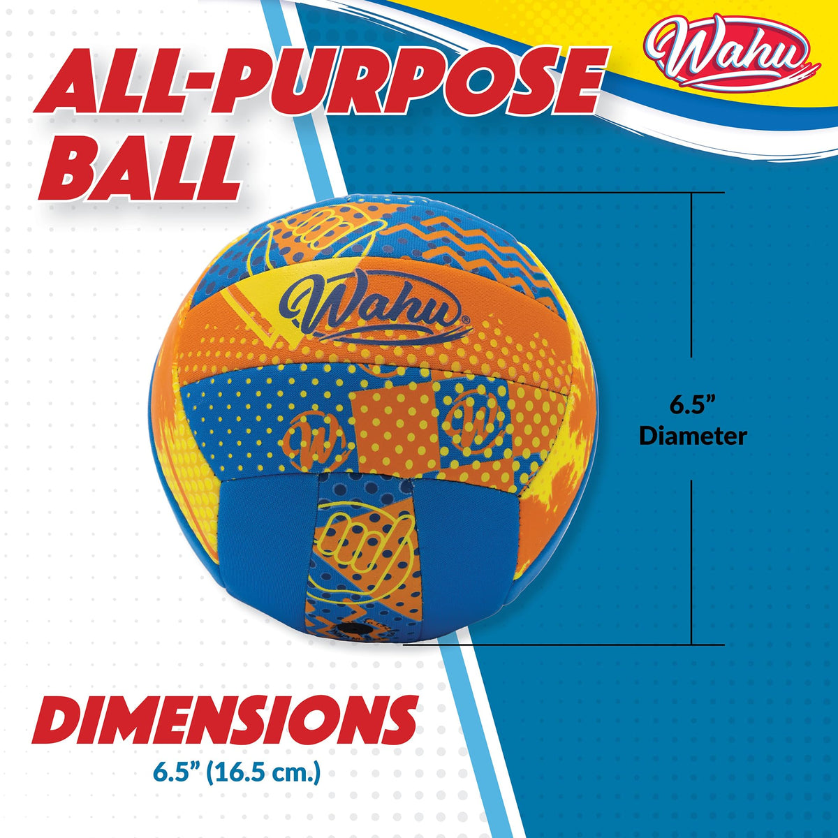 WAHU ball designed for ages 5 and up, safe and easy to handle.