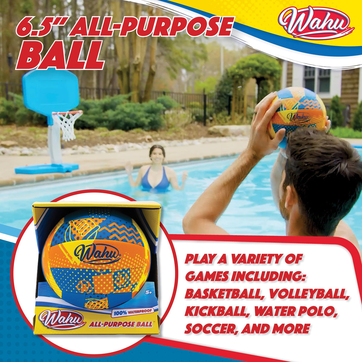 WAHU butyl bladder interior highlights high bounce and responsive control.