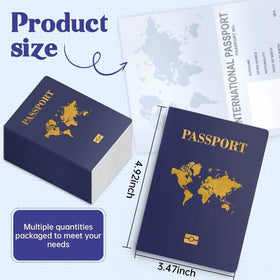 WAHXIAOSW blank passport pages ideal for drawing and writing stories.