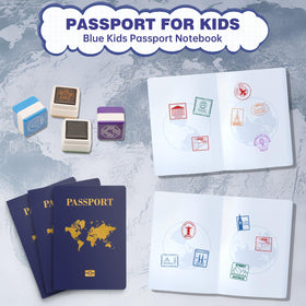 WAHXIAOSW party favor passport book enhances travel themed celebrations.