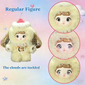 Waicommen Nommi Sweetheart Edelweiss Frey plush brings delicate desk charm.