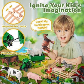 WAIIW hand-painted animal figurines feel durable and child-friendly.