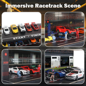 Waivvy 40-spot capacity keeps 1:64 diecasts organized and accessible.