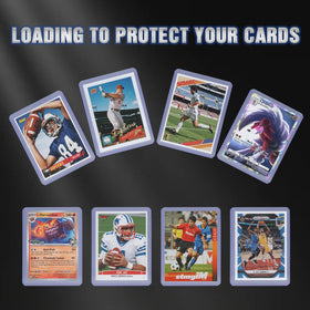 WAIZHIUA 3x4 inch sleeves fit standard MTG, sports, and trading cards.