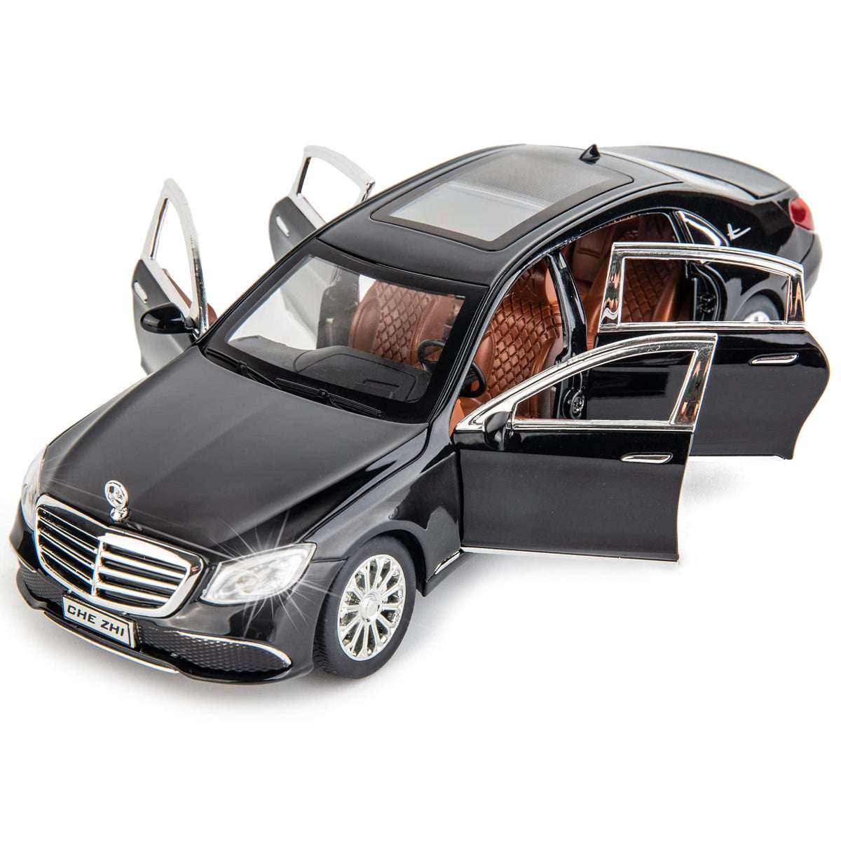 WAKAKAC 1/24 toy car front view showing compact zinc alloy body for display-ready styling