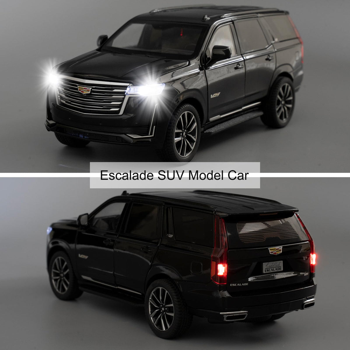 WAKAKAC Escalade toy car detailed interior for imaginative storytelling.