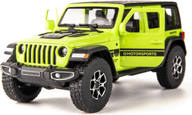 WAKAKAC Wrangler diecast body in green for sturdy display and tactile play.