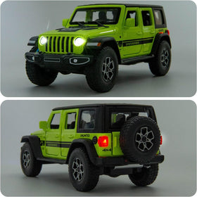WAKAKAC Wrangler front-wheel sound button adds authentic engine effects.