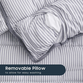 Wake In Cloud nap mat uses 100% cotton fabric for breathable comfort