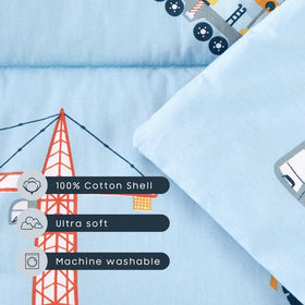 Wake In Cloud nap mat is machine washable for easy care
