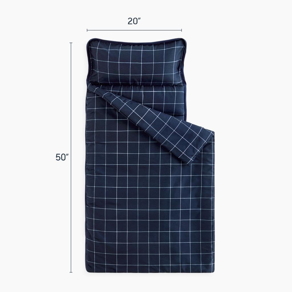 Wake In Cloud nap mat rolled with handle for easy transport