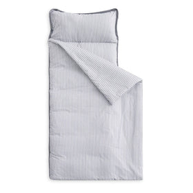 Wake In Cloud nap mat stripe design for cozy toddler rest at daycare