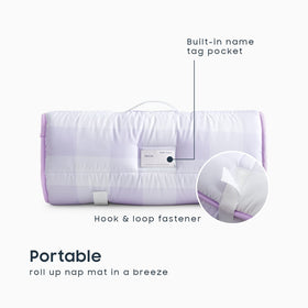 Wake In Cloud pillow removable detail highlights customizable comfort for naps