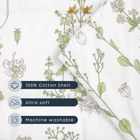 Wake In Cloud nap mat with integrated name cards helps kids personalize their mat at school