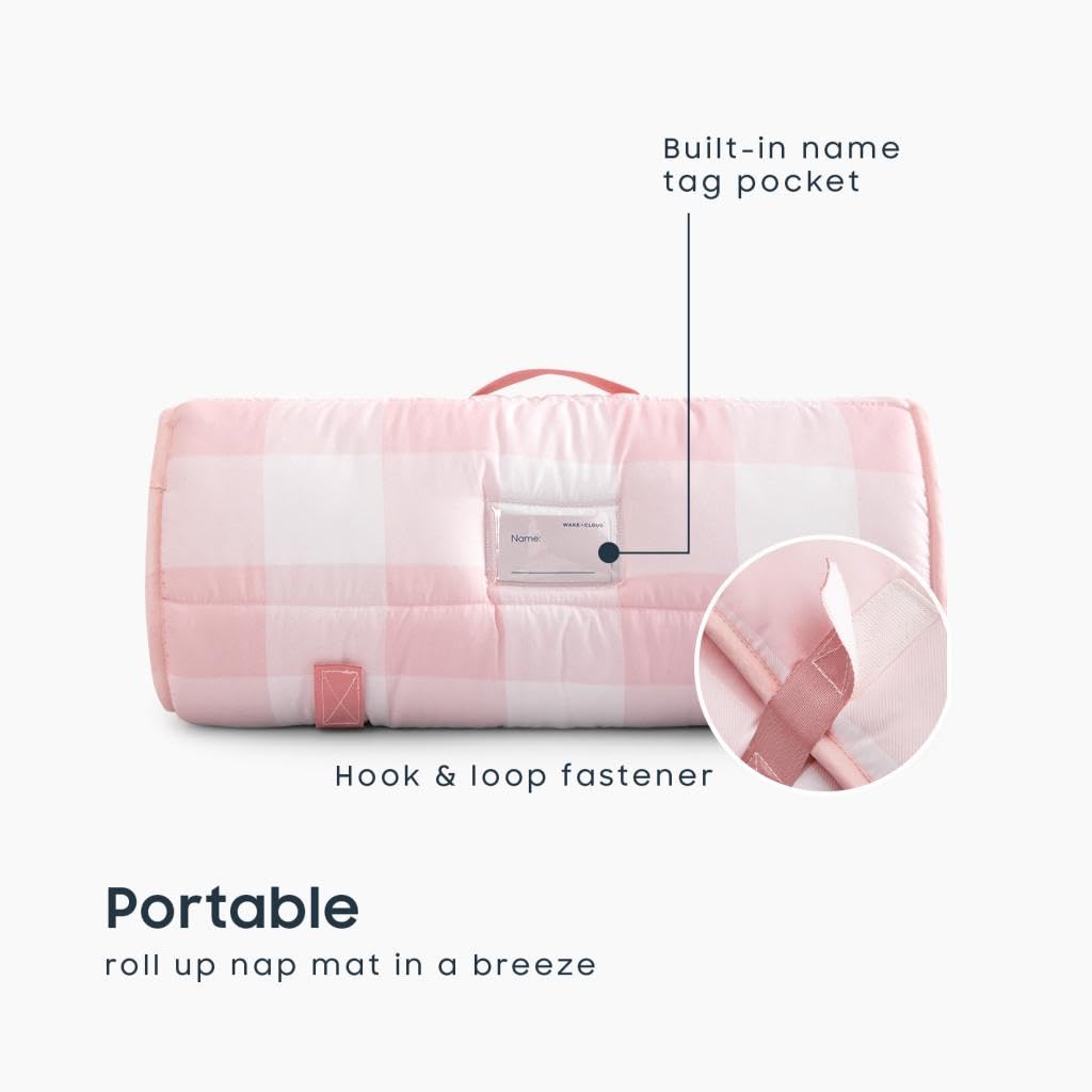 Wake In Cloud roll-up design with handle and name card