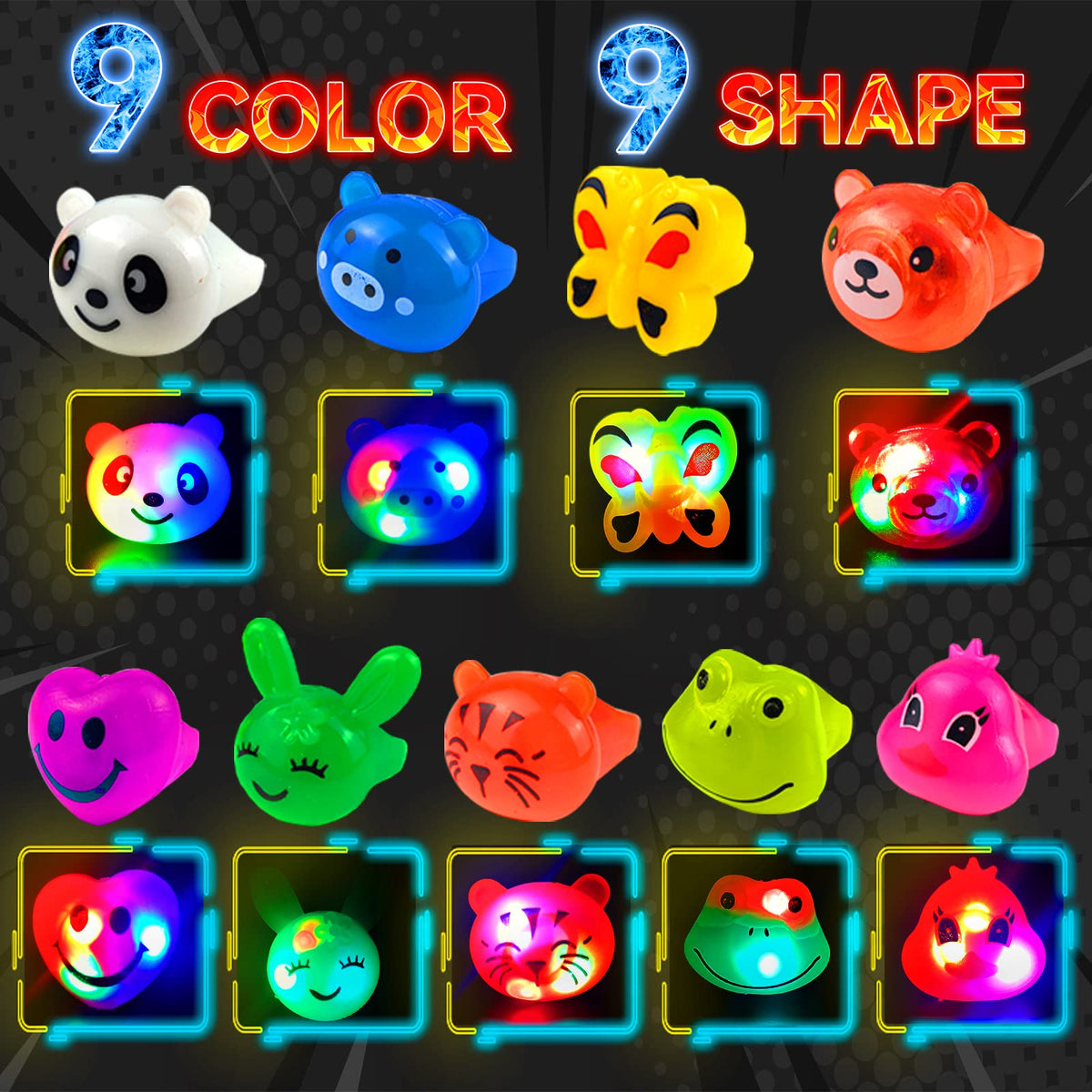 Wakestar waterproof glow rings suitable for underwater play and pool events