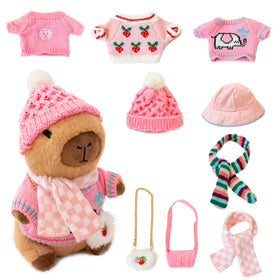WAKSUN Capybara plush 10.2-inch cuddle buddy for kids.